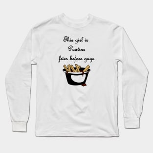 Poutine Color Long Sleeve T-Shirt